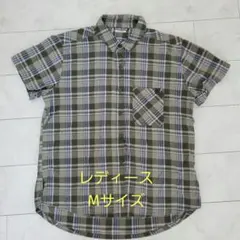 L.L.Bean チェック柄 半袖シャツ Mサイズ