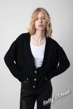 ⭐️人気新作 ♡ Zadig&Voltaire 黒カーディガン 新品♡　101のサムネイル