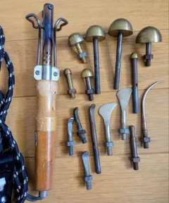 深雪　アートフラワー　コテ　コテ先　押型　葉型　道具　材料　まとめ売り　染花 深雪 アートフラワー コテ コテ先 押型 葉型 道具 材料 まとめ