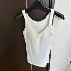 ユニクロ エアリズム 白 ホワイト ブラタンクトップ