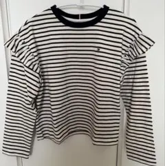 TOMMY HILFIGER フリル付き長袖カットソー
