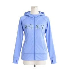 美品★ROXY★ラッシュガード パーカー L ロゴ 花柄 ロキシー 水陸両用