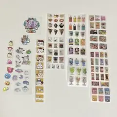 (52)おまけ多め おすそ分け シール 食べ物 飲み物 スイーツ パッケージ