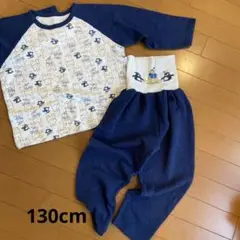 クマとペンギン柄 長袖パジャマ