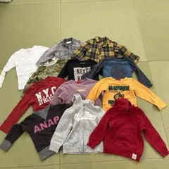 next多数含む男の子向け長袖トップス98〜120cm12枚セット