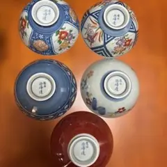 有田焼　西峰作　茶碗　5客のサムネイル