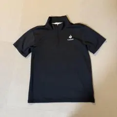 le con sporti ハーフジップシャツ 黒