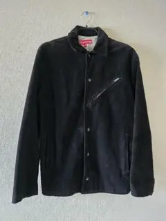 90s SUPREME SUEDE COACH JACKET ブラックのサムネイル