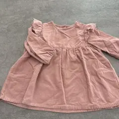 コーデュロイ トップス チュニック ピンク 70 80 西松屋