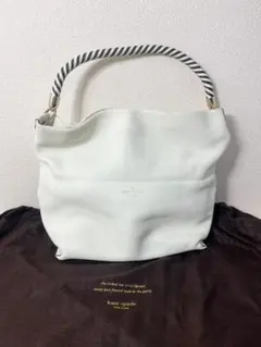 ☆kate spade♠ ホワイトレザーショルダーバッグ
