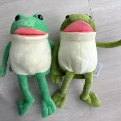 おとぼけ ケロピョン ぬいぐるみ ころりんギミック2 2種セット