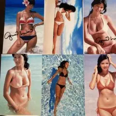 アグネス・ラム 直筆サイン入り写真 モデル グラビアアイドル Vwq6