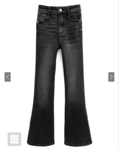 【未使用】GRL ハイウエストフレアデニムパンツ[cu498] Lサイズ