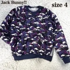 ジャックバニー ストレッチマルチロゴタフタ ジャケット メッシュ裏地