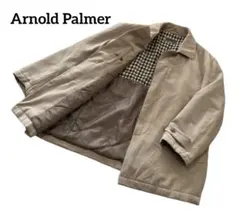 【美品】アーノルドパーマ 柔らか スエード ライトダウンジャケット ベージュ M