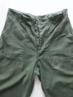 70s US ARMY OG-107 ベイカーパンツ w34 実物のサムネイル