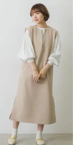 値下げ！Retro Girl キーネックワンピース　新品未使用