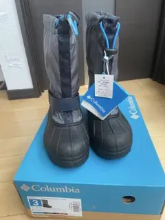 Columbia キッズブーツ サイズ3 グレー/ブラック