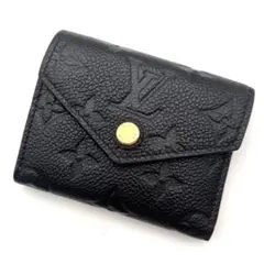 【極極美品】ルイヴィトン アンプラント ポルトフォイユ ゾエ ノワール