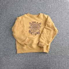 UNIQLO KIDS イエローフクロウトレーナー 130