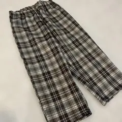 【新品未使用】韓国服 OOTTBEBE チェックパンツ Lサイズ
