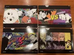 ジャンプショップ　ミニクリアファイル　特典　全4種