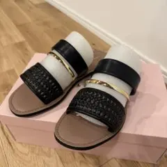 JELLY BEANS メッシュラインフラットサンダル