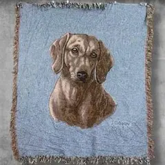 BOEU アニマル ラグ マット ビンテージ ダックスフンド 犬 ドッグ 動物