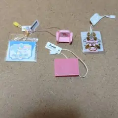 非売品 サンリオ ミニチュア マスコット ストラップ 4点セット