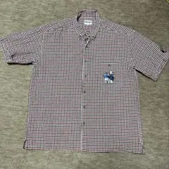 新品未使用】シナコバ 高級 手書き風ボーダー 半袖Tシャツ Lサイズ