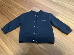 コムサフォセット ネイビー ボタン付きカーディガン