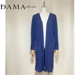 【美品】ダーマコレクション レーヨン×ポリエステル ロングカーディガン Sサイズのサムネイル