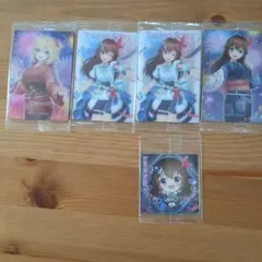 ホロライブのカードとシール