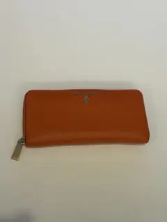 MICHAEL KORS オレンジレザー長財布