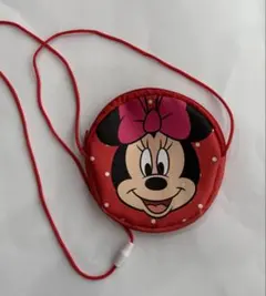 ミニーマウス ポーチ 赤　ポシェット