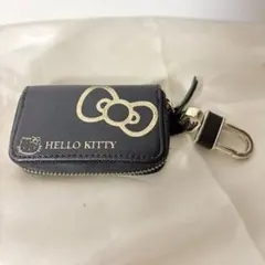 ハローキティ スマートキーケース 黒 キーケース　中古