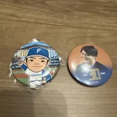 新品・未開封】 日ハム 郡司裕也 缶バッジ 2025年応援ありがとうver