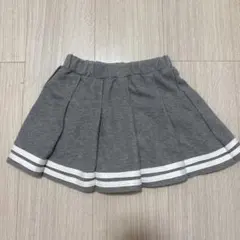 Lycee mineグレー プリーツスカート ライン入りのサムネイル