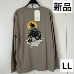 新品 ノーマンロックウェル サタデーイブニングポスト 長袖ロンT LL 大きめ