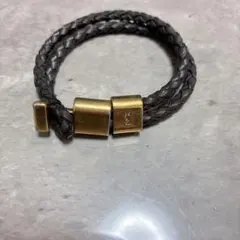 Saint Laurent レザーブレスレットのサムネイル
