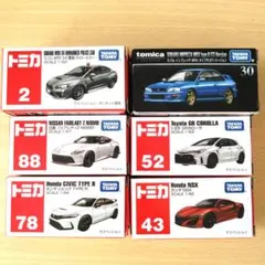 トミカ まとめ売りセット 6台