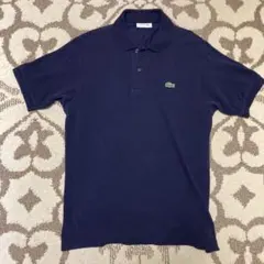 LACOSTE L1212Lフレンチラコステ　ポロシャツ デッ廃盤　定番ネイビー フランス製ラコステはヴィンテージなのか 【年代別 タグの見方