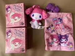 マクドナルド　ハッピーセット　マイメロディ＆クロミ　マスコット　きんちゃく