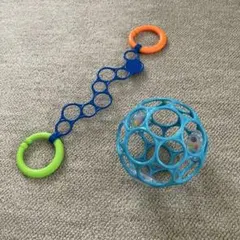 オーボールラトル & ストラップ ブルーのサムネイル