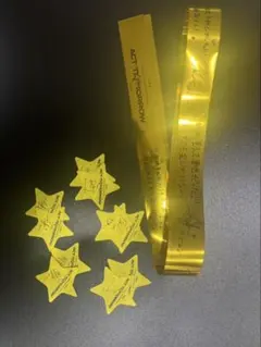 TXT 星10枚　金テープ　act tomorrow 落下物
