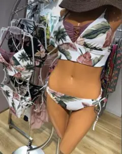 フラワープリント セパレート水着