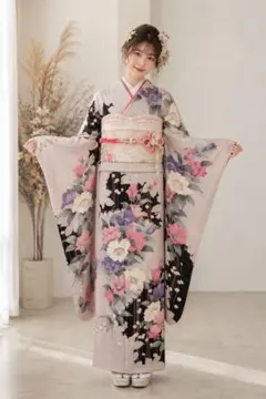 花柄　振袖　　タイムセール