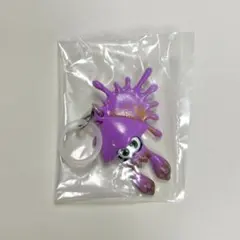 イカタコチャームマスコット スプラトゥーン3 めじるしアクセサリー　紫　パープル