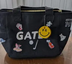 GAT PEARLY 刺繍トートバッグ ブラックのサムネイル