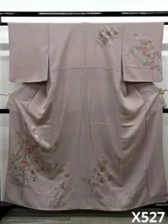 蘇州刺繍 相良刺繍 付け下げ 鳥 正絹 X527